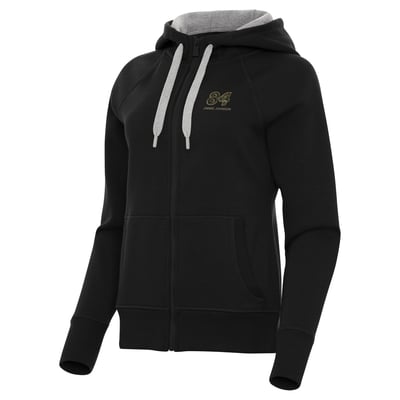  Jimmie Johnson Antigua Women's Victory Full-Zip Hoodie - Black